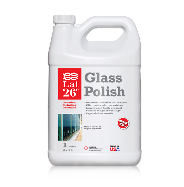 Glass Polish boat and yacht cleaning products Premium Detailing