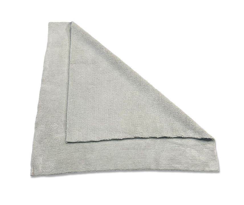 light grey edgeless microfiber