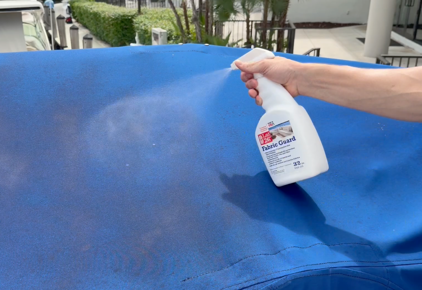 applying canvas protector
