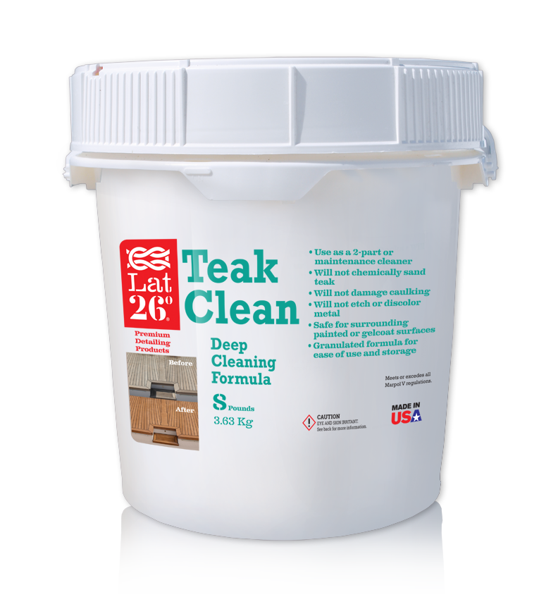 clean grey teak