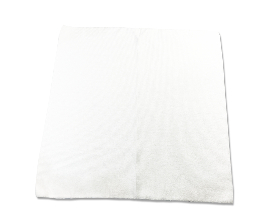 white edgeless microfiber