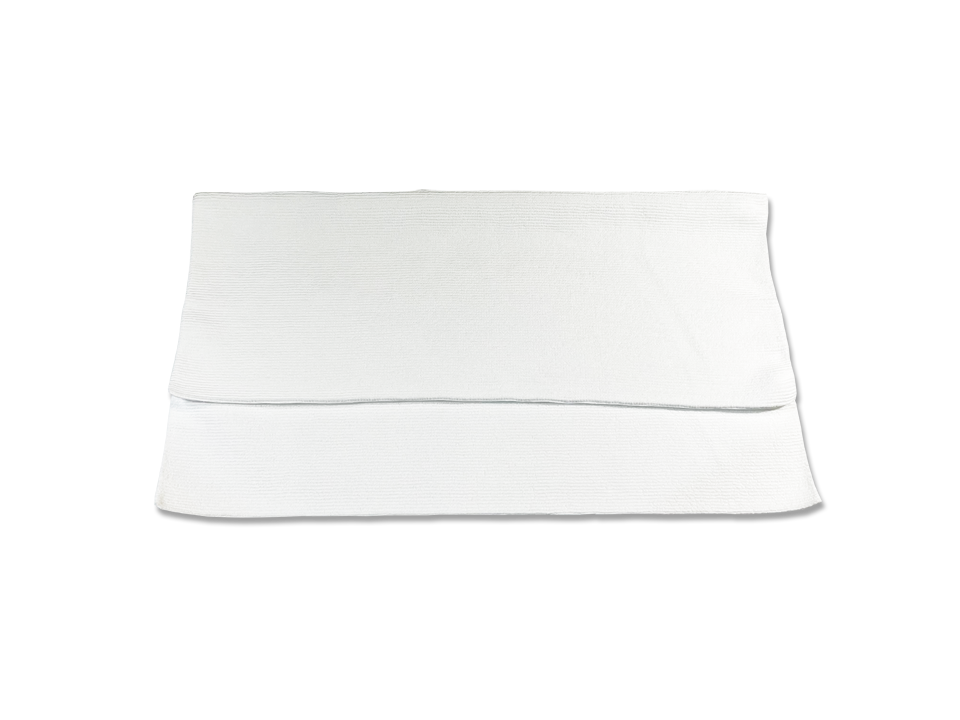 white edgeless microfiber