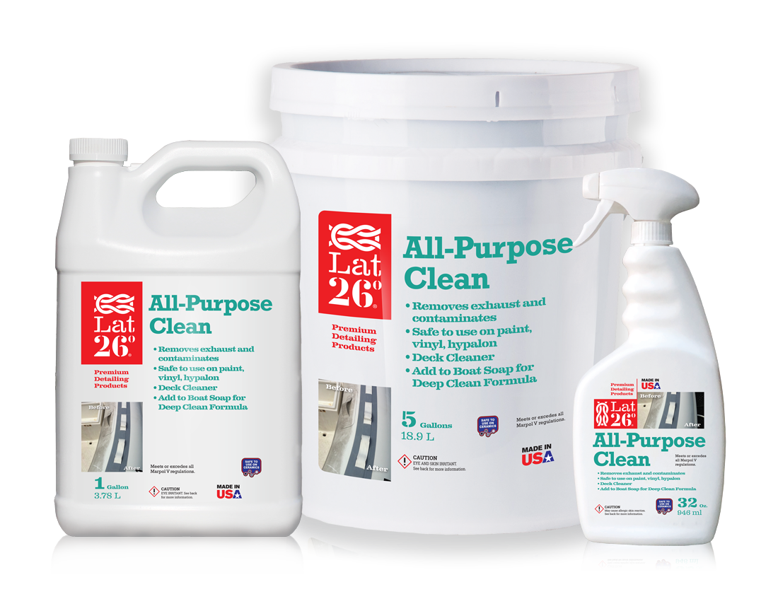 All Purpose Cleaner for Boats & More Lat 26° Premium Detailing Products