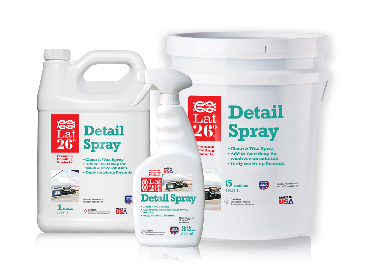 Detail Spray boat and yacht cleaning products Premium Detailing