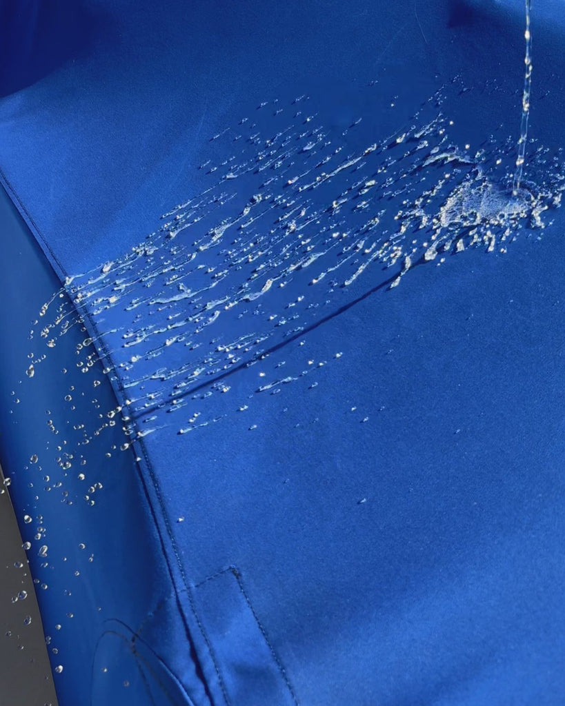 canvas water beading