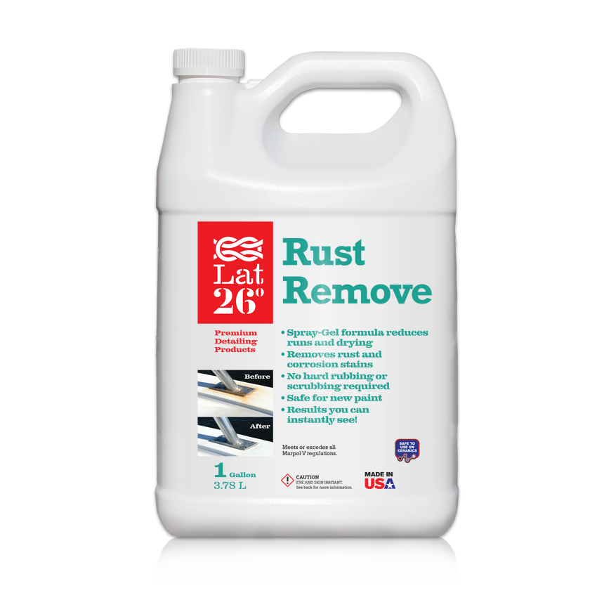 Rust Remove boat and yacht cleaning products Premium Detailing Products