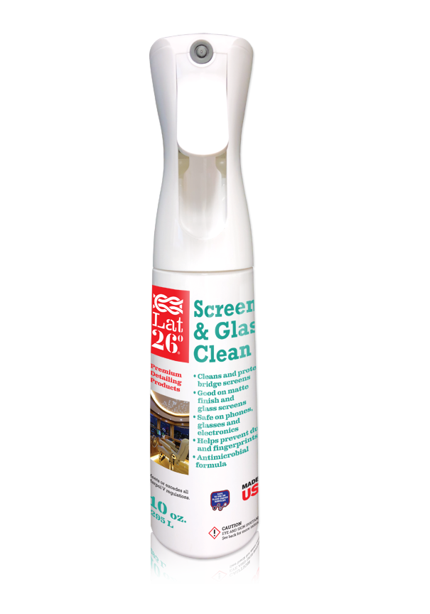 screen & glass clean 10 oz continuous spray bottle