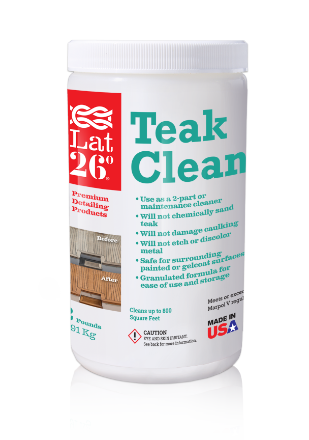 teak deck clean