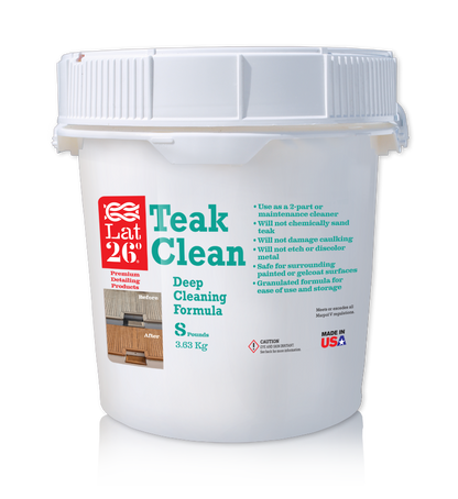 clean grey teak