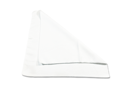 white edgeless microfiber